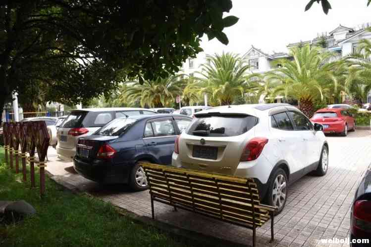 广场变停车场、私家车开上绿化带……这个小区居民比较烦！