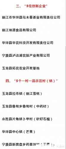 丽江这15家企业和5个村受到表彰，快来看看有没有你的家乡？