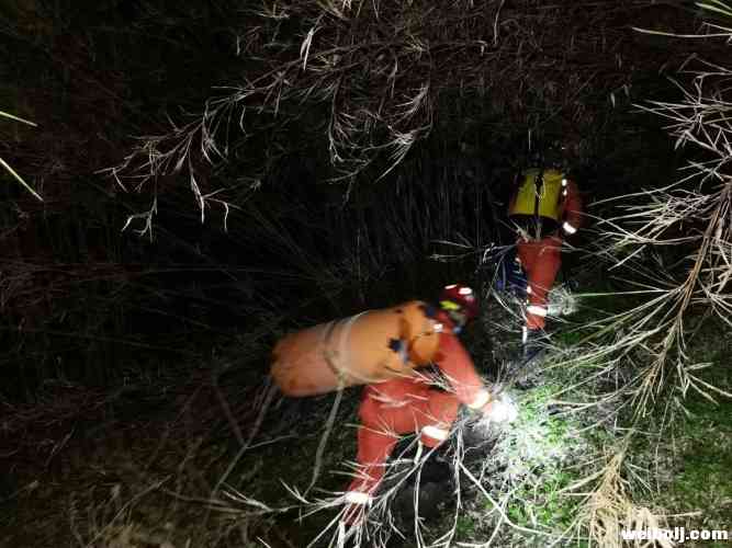 6村民挖虫草遇悬崖雪垮塌 消防队深夜紧急救援 (4).jpg