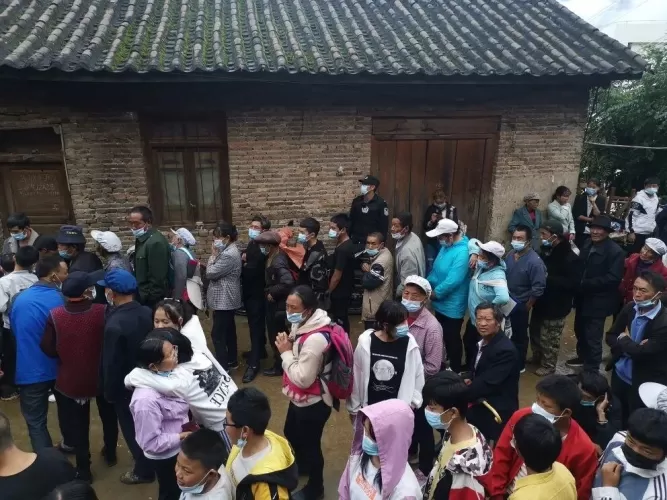 永胜县大安派出所持续做好新冠疫苗接种点安保工作