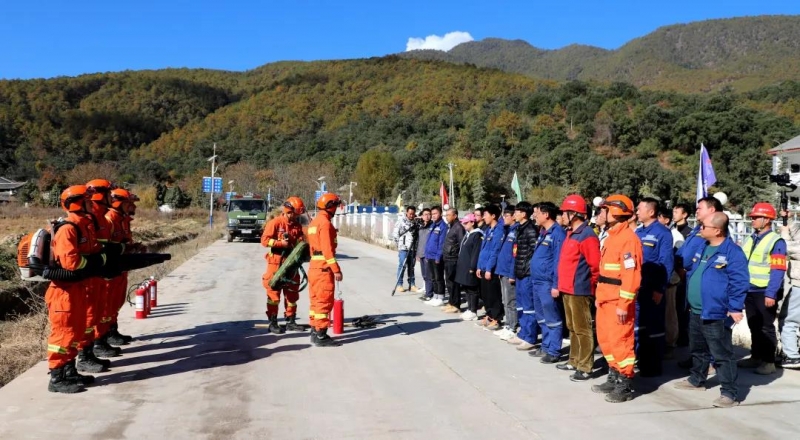 滇中引水工程丽江段：学战结合，筑牢安全防线