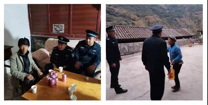 永胜县光华派出所开展辅警家访工作