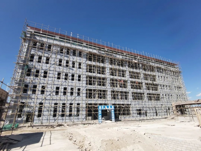 市中医医院已初具雏形！计划于2022年12月全部完成建设任务并投入使用