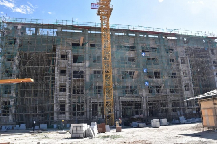 市中医医院已初具雏形！计划于2022年12月全部完成建设任务并投入使用