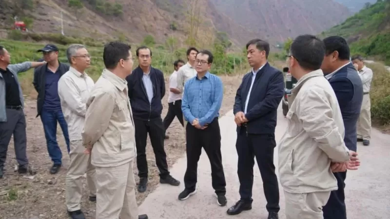 熊洋调研永胜县鲁地拉抽水蓄能新能源项目规划工作