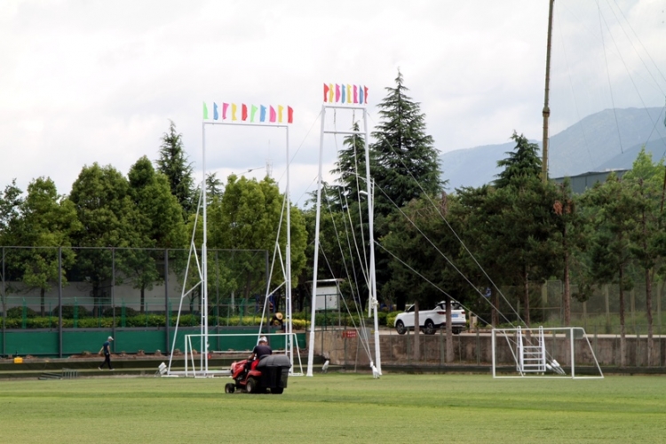 省第十二届民族运动会背后的“保障军”：全力以赴做好赛事场地保障工作