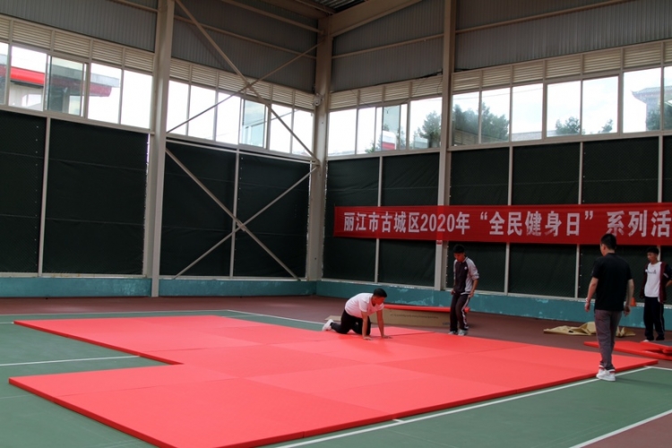 省第十二届民族运动会背后的“保障军”：全力以赴做好赛事场地保障工作