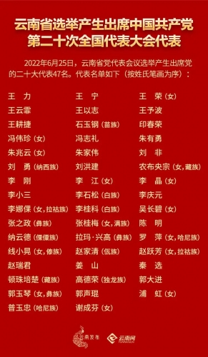 丽江市浦虹、张桂梅当选！云南省选举产生出席中国共产党第二十次全国代表大会代表.jpg