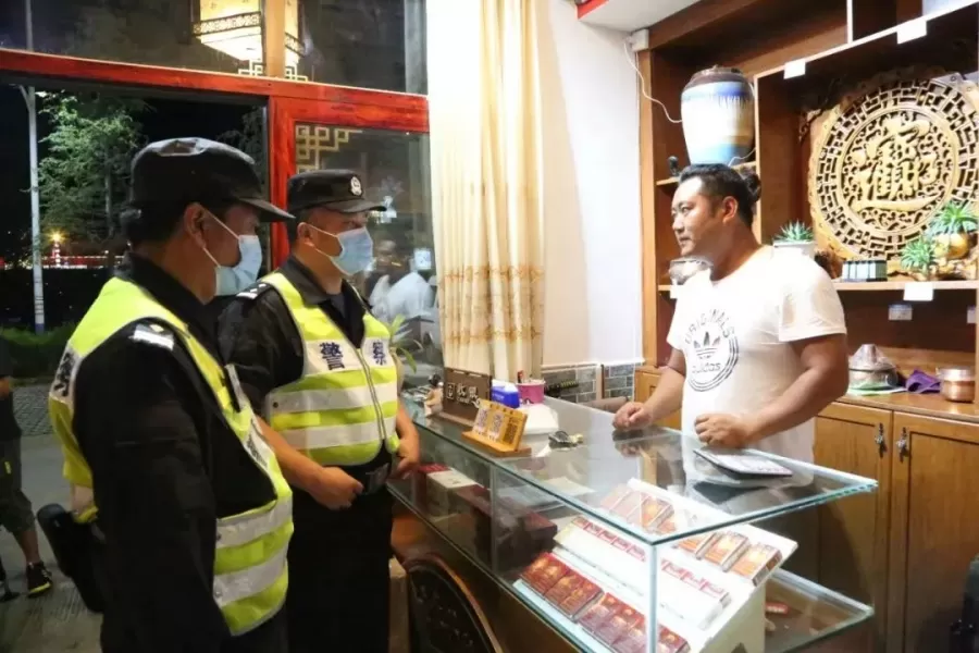 丽江公安夏夜治安巡查宣防第二波次集中统一行动成效显著