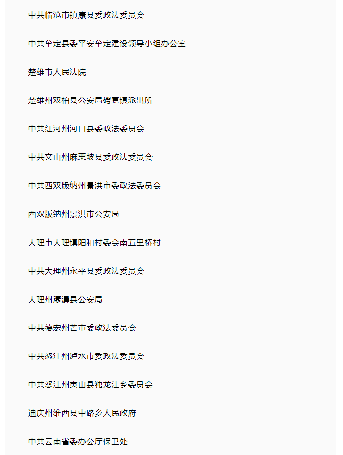 丽江三个集体拟获省级表彰   