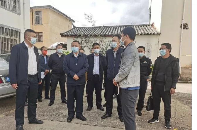 张伟调研宁蒗县疫情防控工作