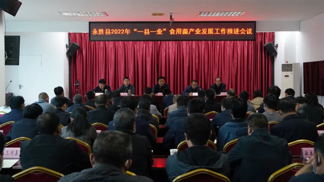 永胜县着力推进“一县一业”食用菌产业发展