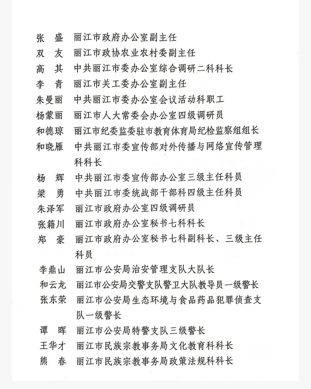 优秀！丽江32个集体76名个人获通报表扬