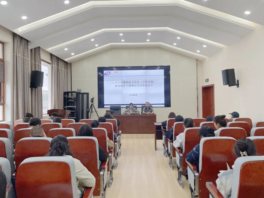 玉龙县开展创建国家卫生县（卫生乡镇）健康教育与健康促进业务培训会.jpg
