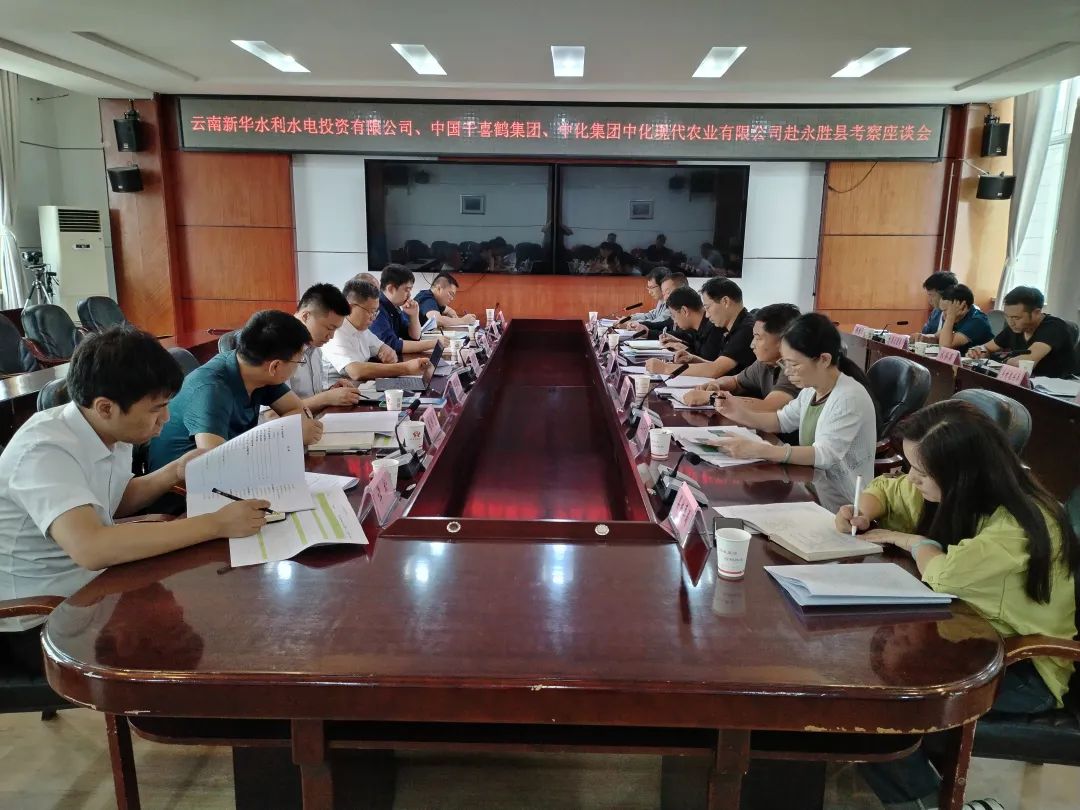 中核云南新华水利水电投资有限公司等企业到永胜县考察.jpg