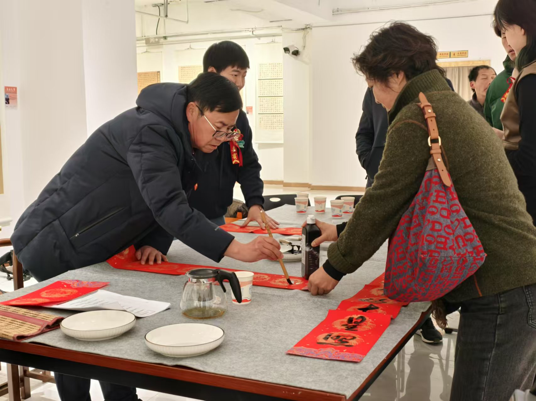 “玉河春声”书法迎春邀请展开幕   90幅佳作共贺新春 (2).jpg