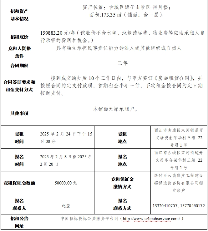 丽江古城12处公房公开招租15.png