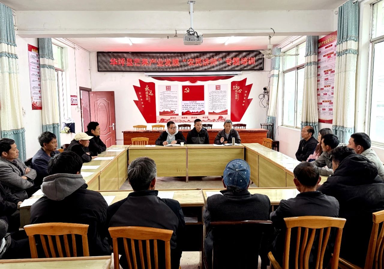华坪县“田间课堂”开讲，乡土专家助力芒果产业升级1.jpg
