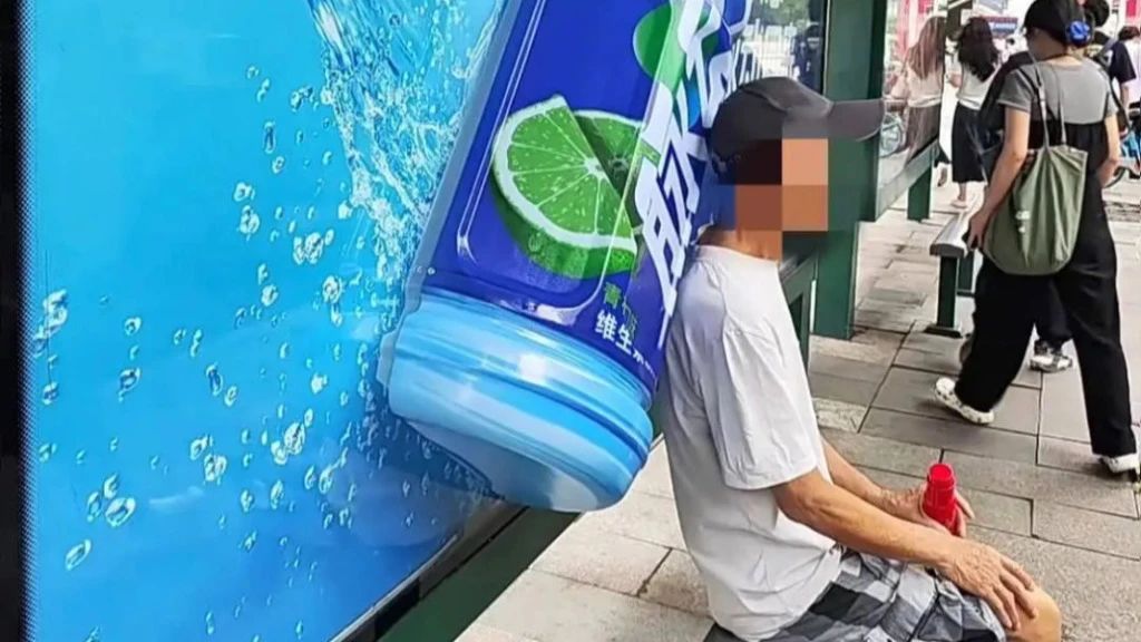 公交站台 “异型广告” 引争议，创意落地需守好公共空间底线​.jpg