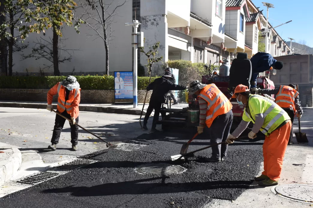 丽江城北主干道施工12月5日已恢复通行