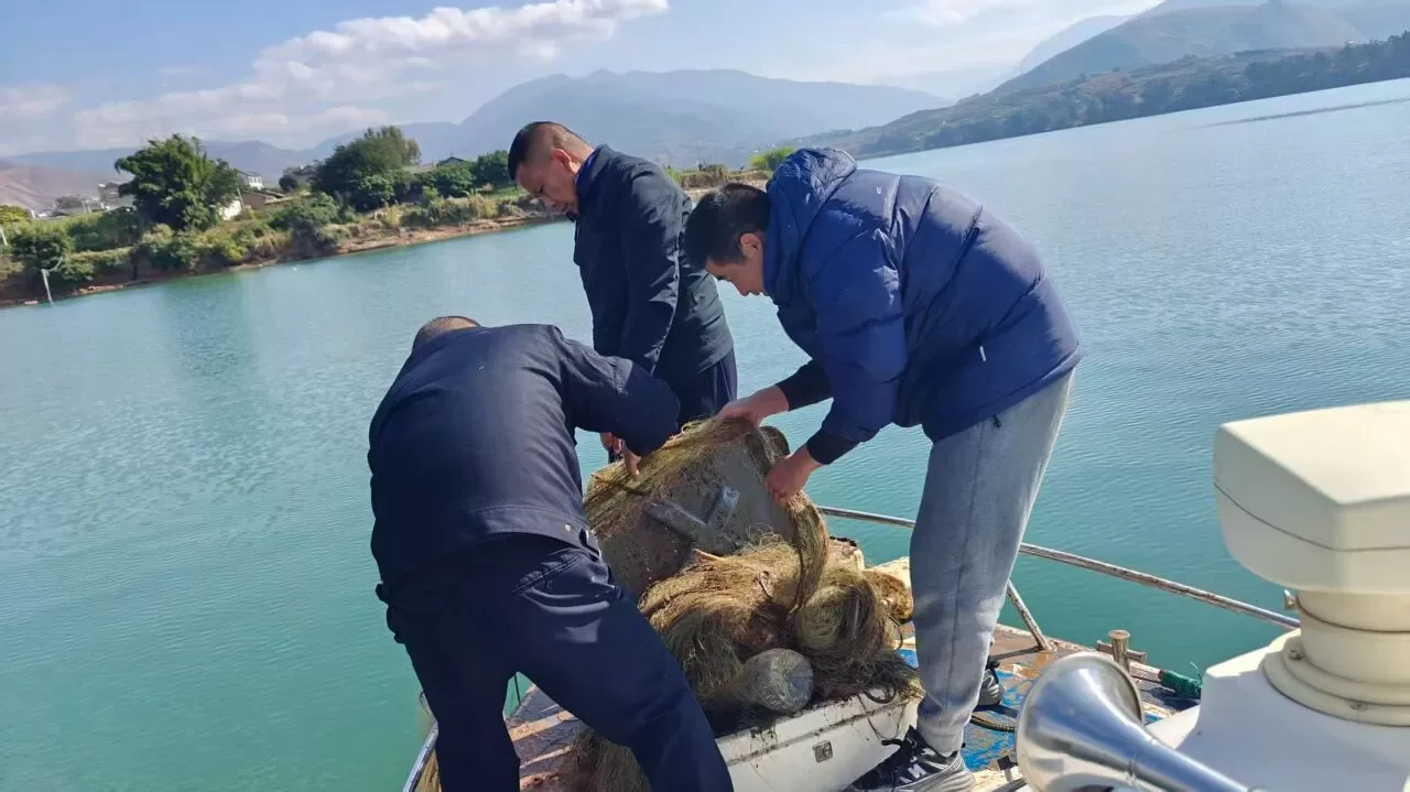 深化“十年禁渔”！丽江大理携手开展金沙江渔业联合执法